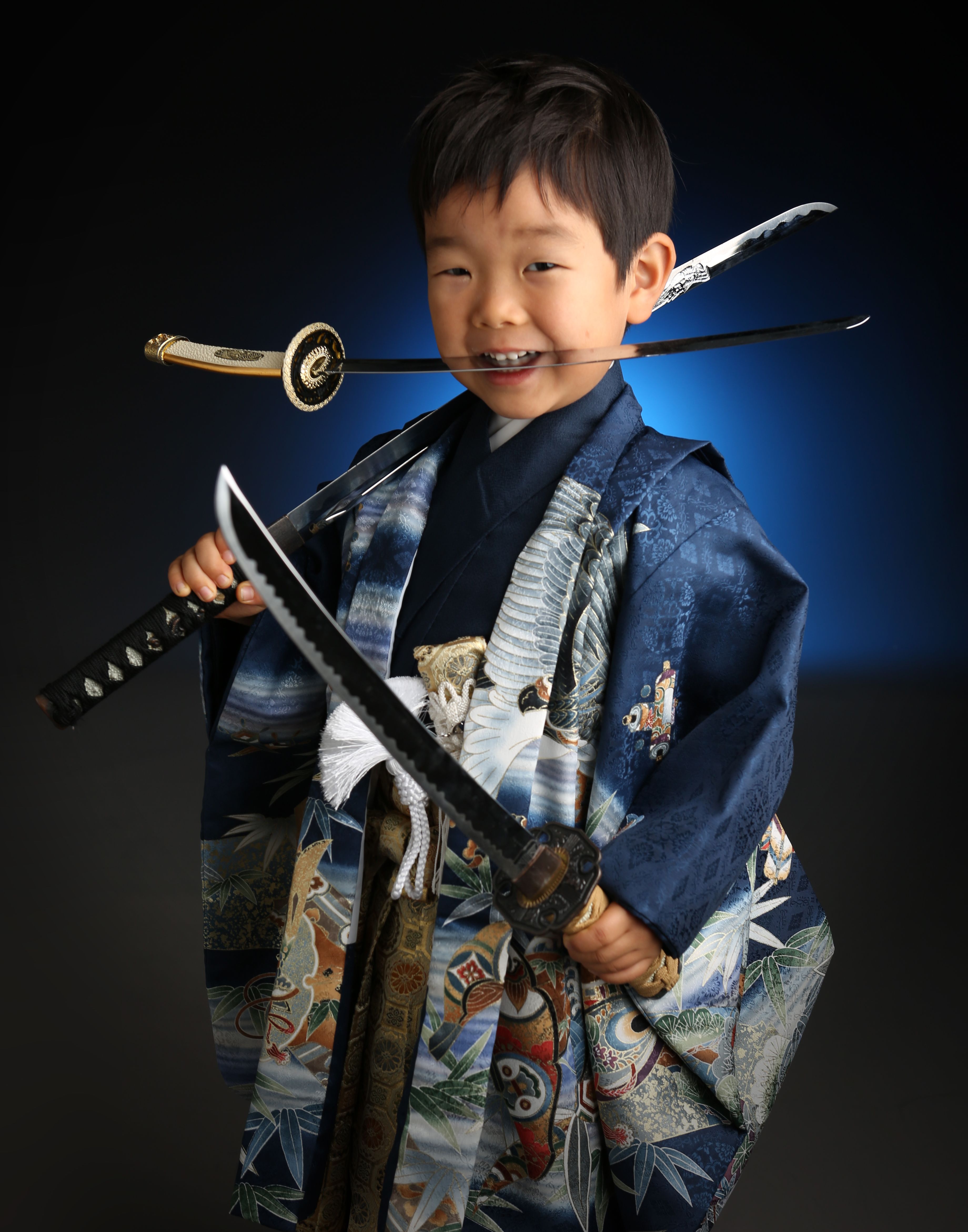 キリッ にこっ 11種の刀の構え方 江戸川区の写真館スタジオタカノ